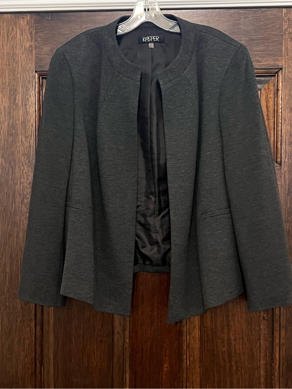 Classic Gray Women’s Work Blazer - Picture 3 of 5
